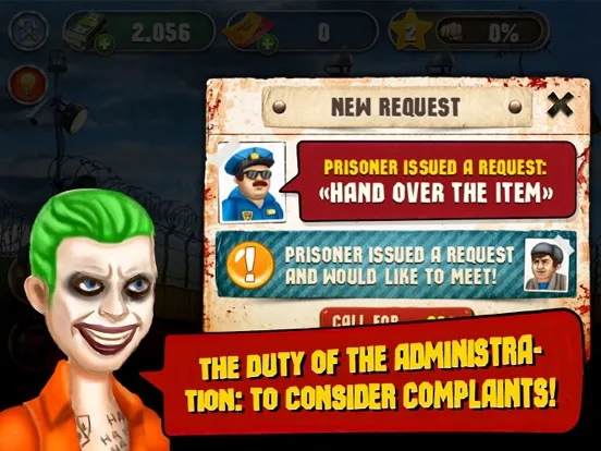 ภาพหน้าจอของ The Prison Simulator iPad 