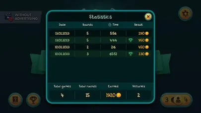 Tangkapan layar Nine Card Game