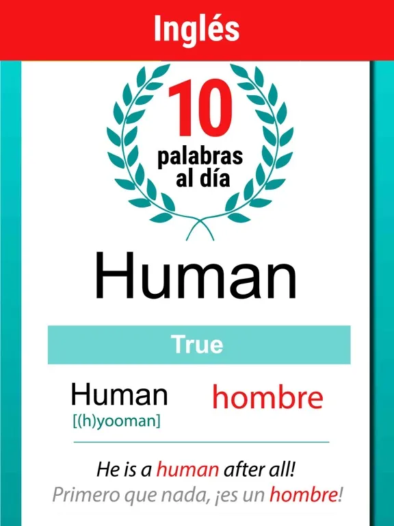 3000 palabras: aprender inglés iPad  Screenshots