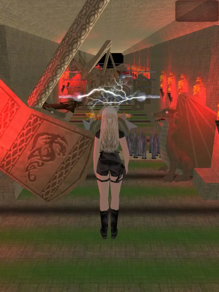 Girl in temple quest iPad 應用截圖