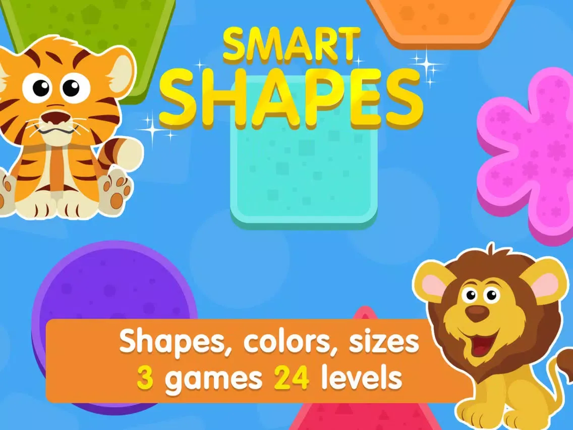 تصاویر Smart Toddler: shapes and colors. Learning games iPad 