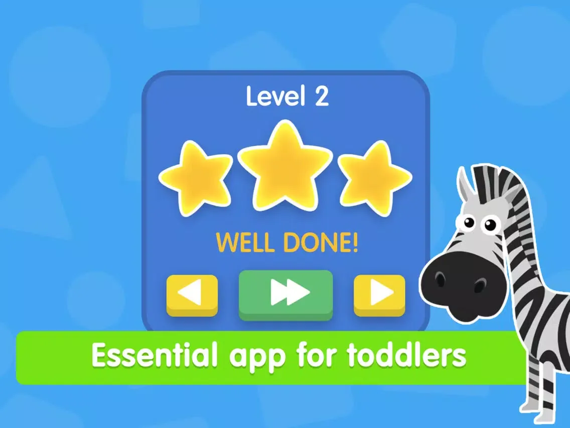 تصاویر Smart Toddler: shapes and colors. Learning games iPad 