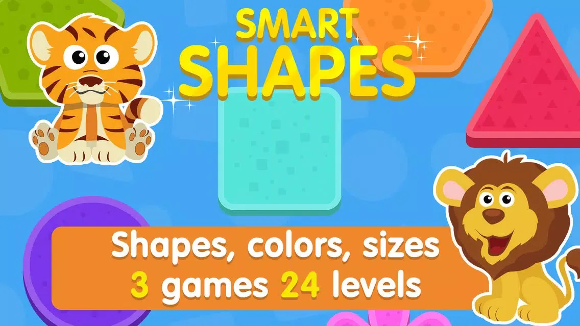 تصاویر Smart Toddler: shapes and colors. Learning games