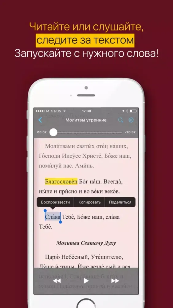 Аудиомолитвослов应用截图