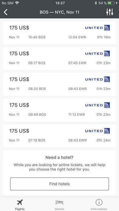 Ảnh chụp màn hình của Travel — Hotels and Flights