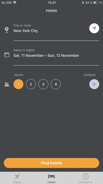 Ảnh chụp màn hình của Travel — Hotels and Flights