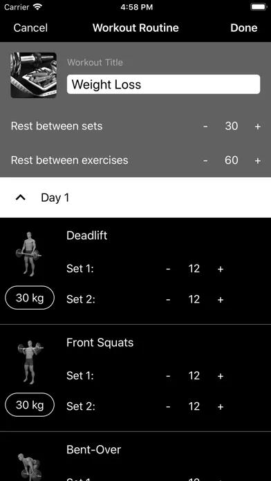 Barbell Workout at Home Screenshots