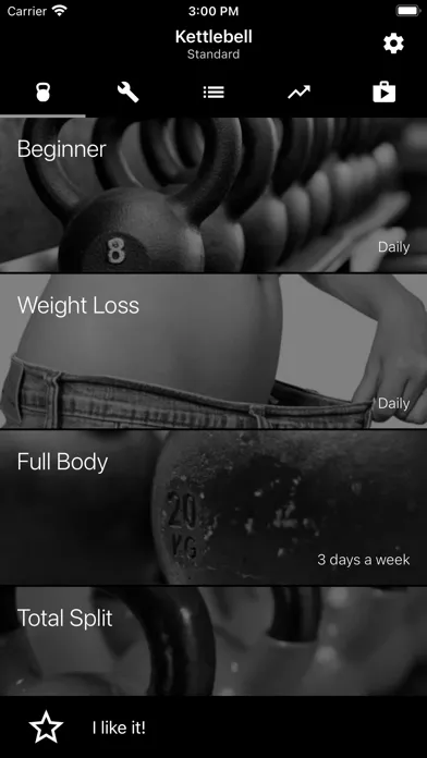 Tangkapan layar Kettlebell Home Workout