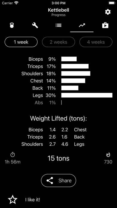 Tangkapan layar Kettlebell Home Workout