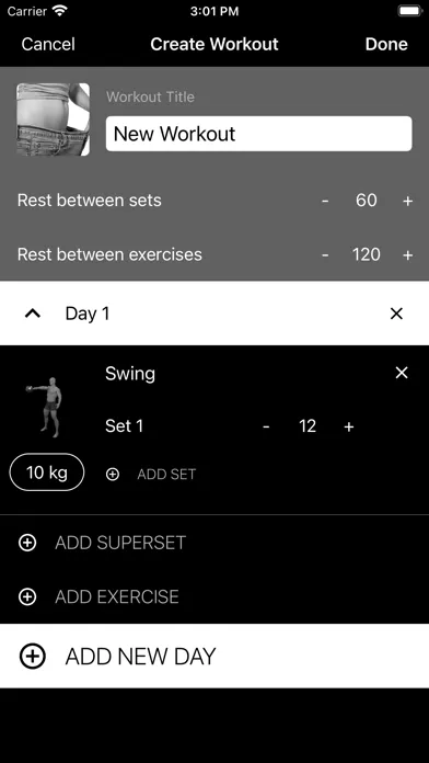 Tangkapan layar Kettlebell Home Workout