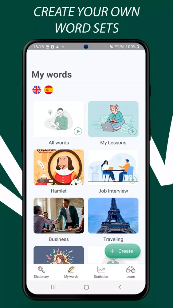 Capturas de pantalla de My Words