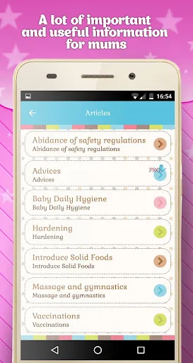 Development of the child up to Screenshots
