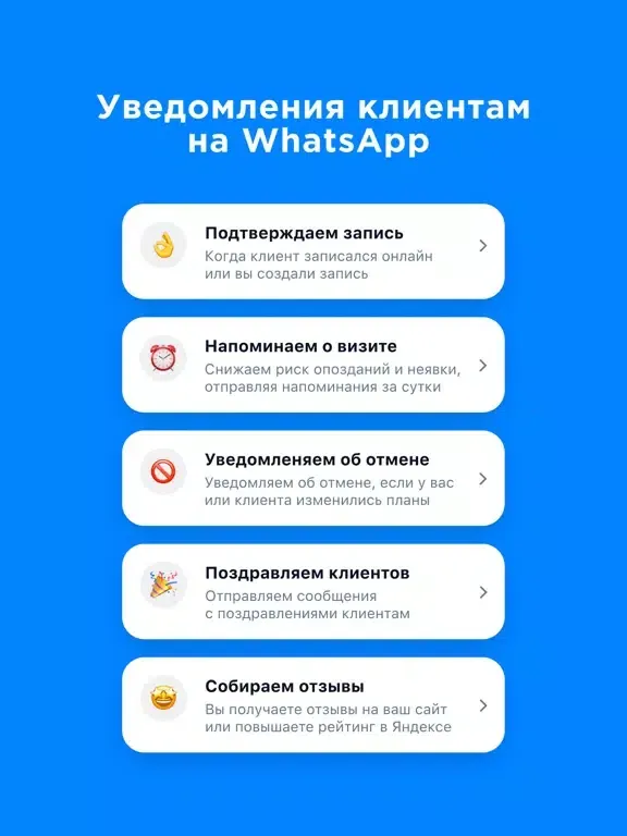 Онлайн запись клиентов iPad  Screenshots