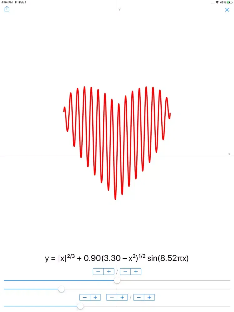 Tangkapan skrin Math Valentine iPad 