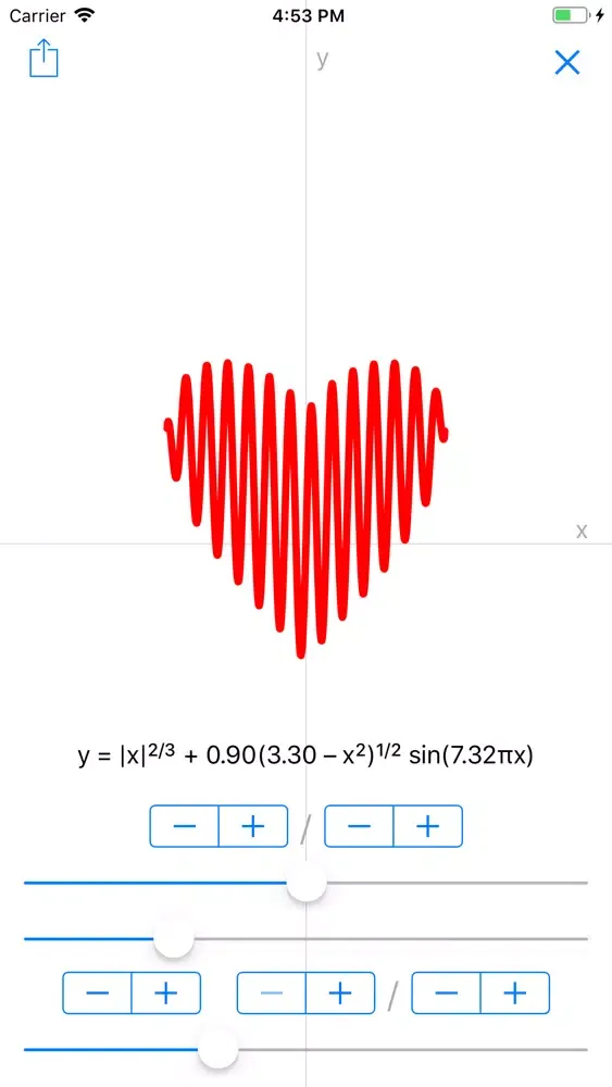 Tangkapan skrin Math Valentine