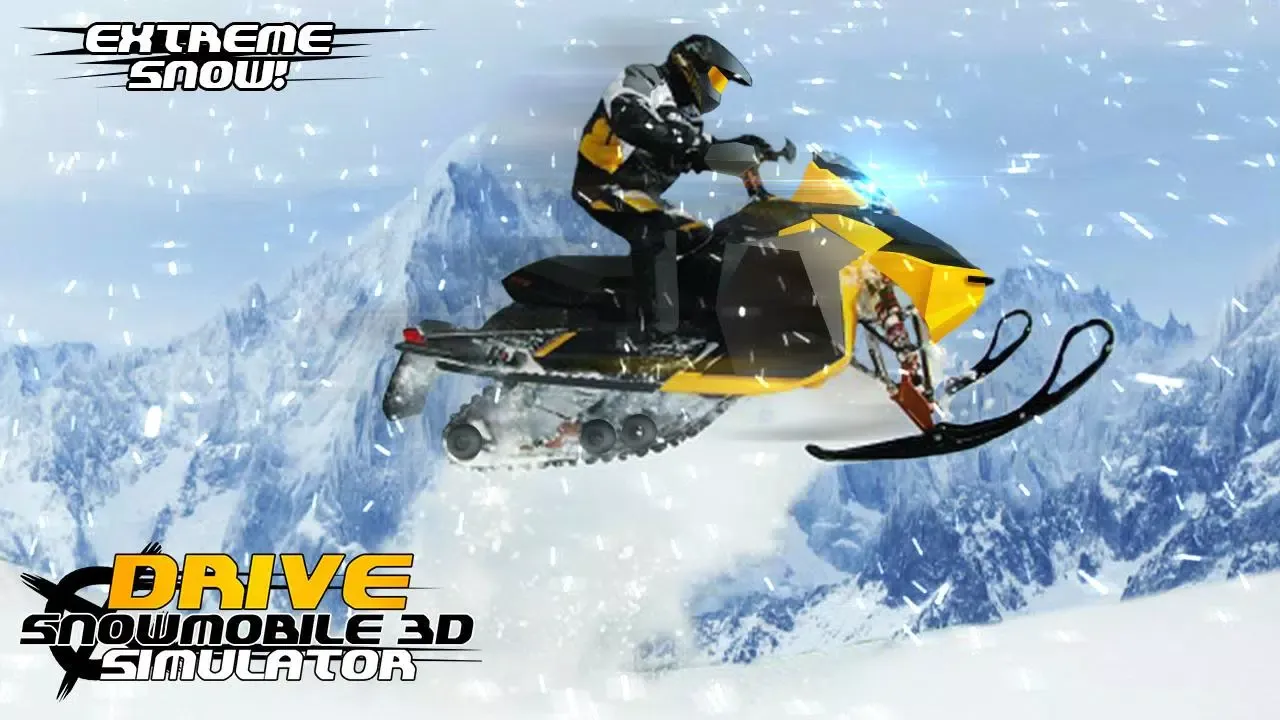 Drive Snowmobile 3D Simulator應用截圖