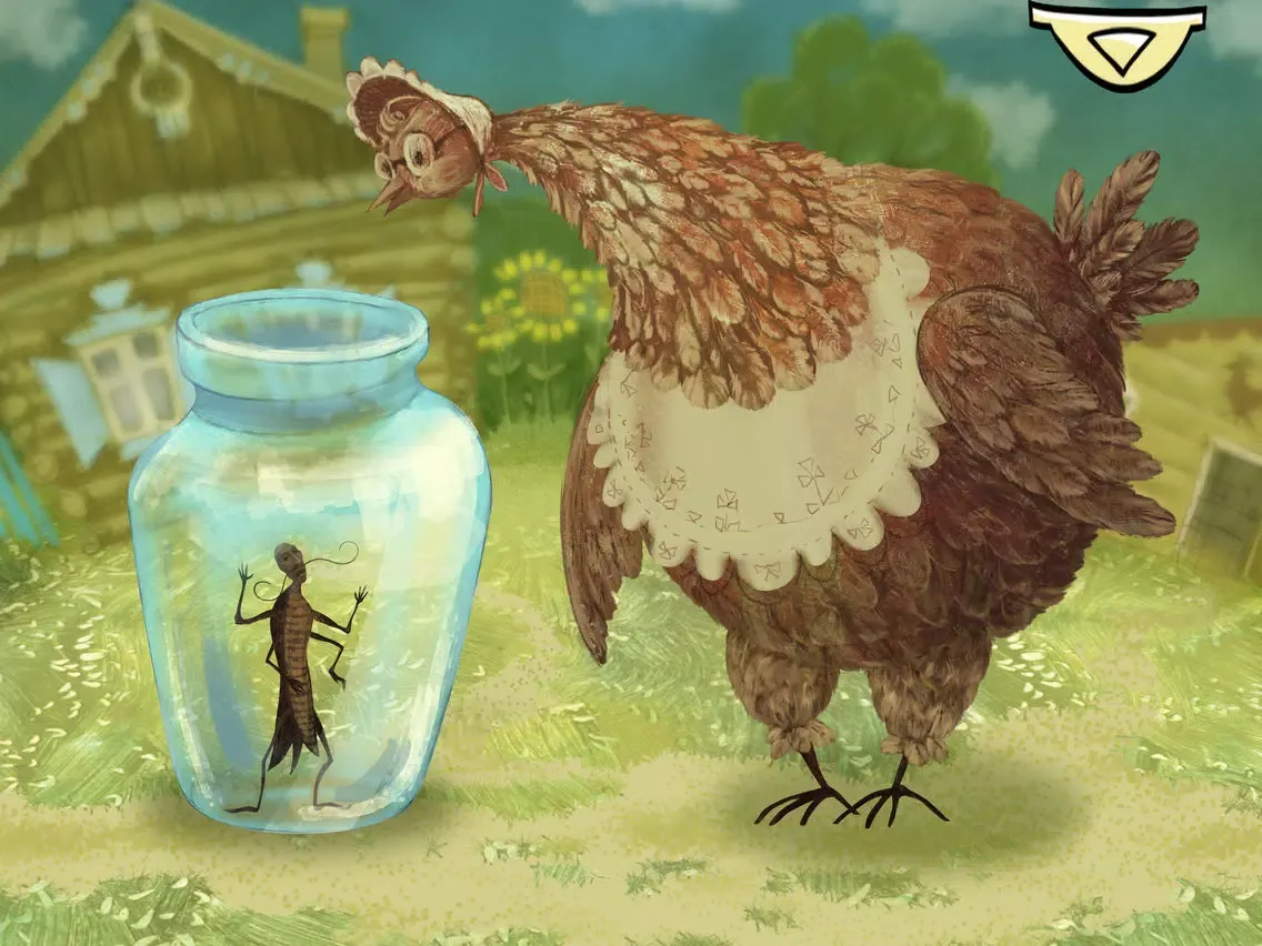 The Hen and the Cockroach Fairy Tale iPad  Screenshots