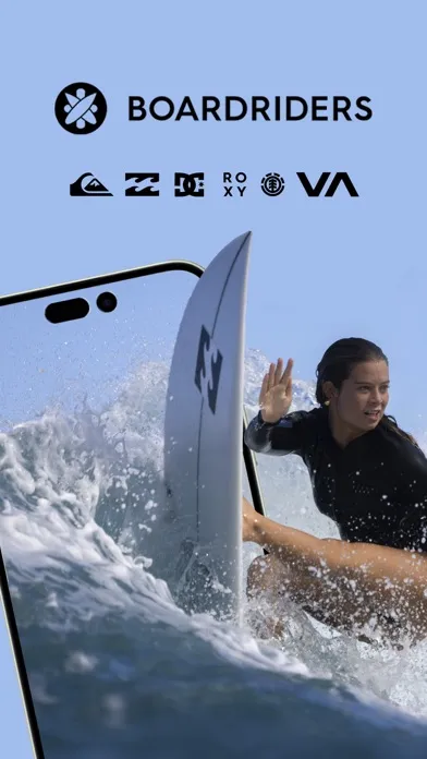 Tangkapan skrin Boardriders: товары для спорта
