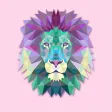 Polygonal Animal Stickers
