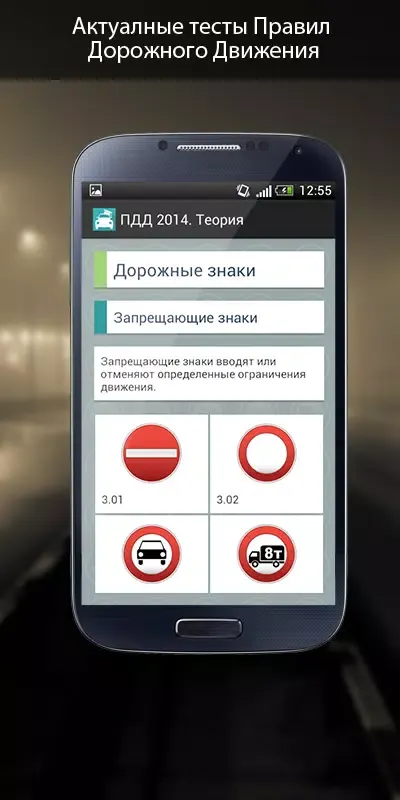 Capturas de pantalla de ПДД 2014. Теория