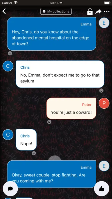 Capturas de pantalla de Mistory: Text Chat Story Maker