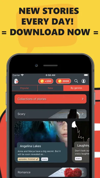 Capturas de pantalla de Mistory: Text Chat Story Maker