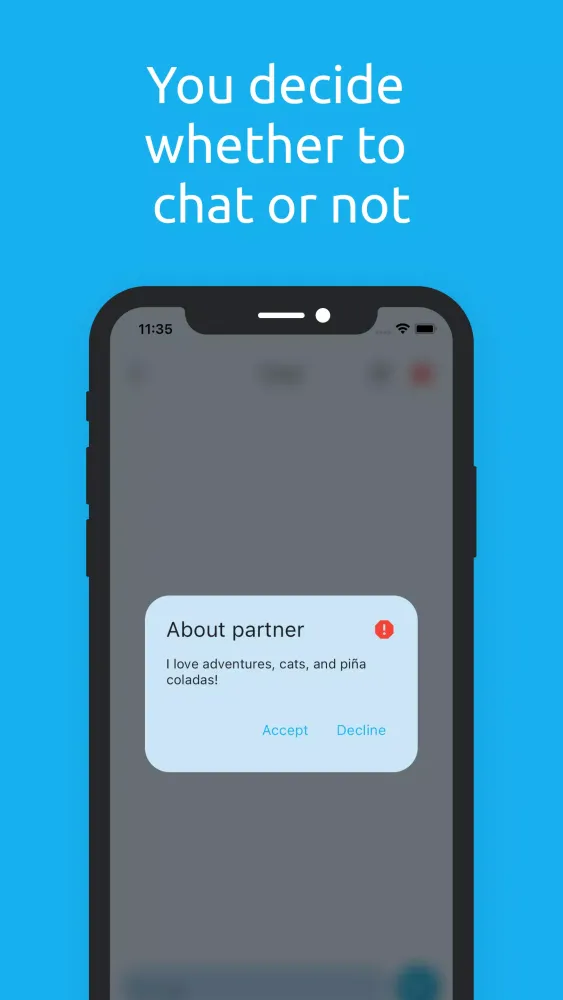 Chatap - anonymous dating chat Screenshots