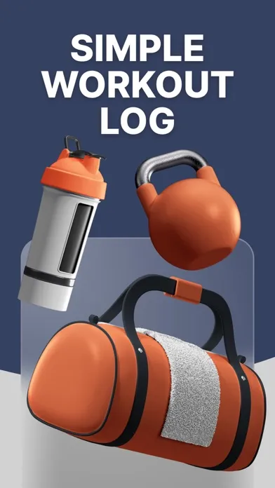 Gym Tracker simple workout log Screenshots