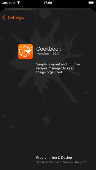 Tangkapan layar Cookbook - Recipes manager
