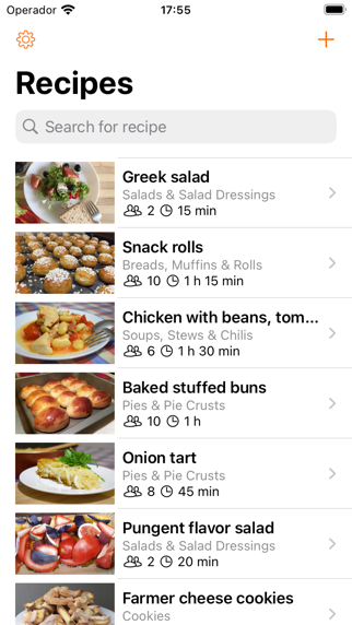 Tangkapan layar Cookbook - Recipes manager