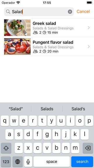 Tangkapan layar Cookbook - Recipes manager