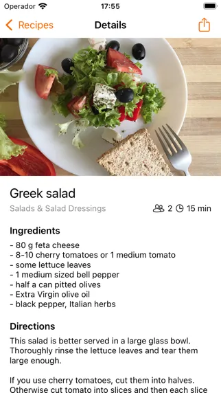 Capturas de pantalla de Cookbook - Recipes manager