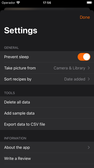 Tangkapan layar Cookbook - Recipes manager