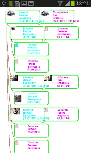 Genealogical Tree of Family Screenshots