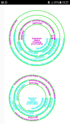 Genealogical Tree of Family Screenshots