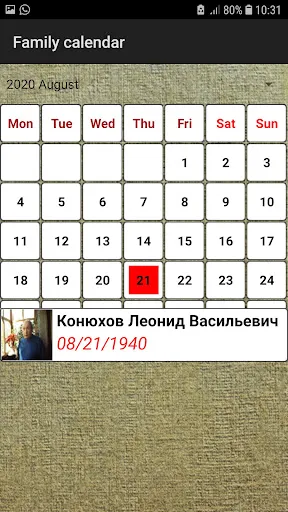Genealogical Tree of Family Screenshots