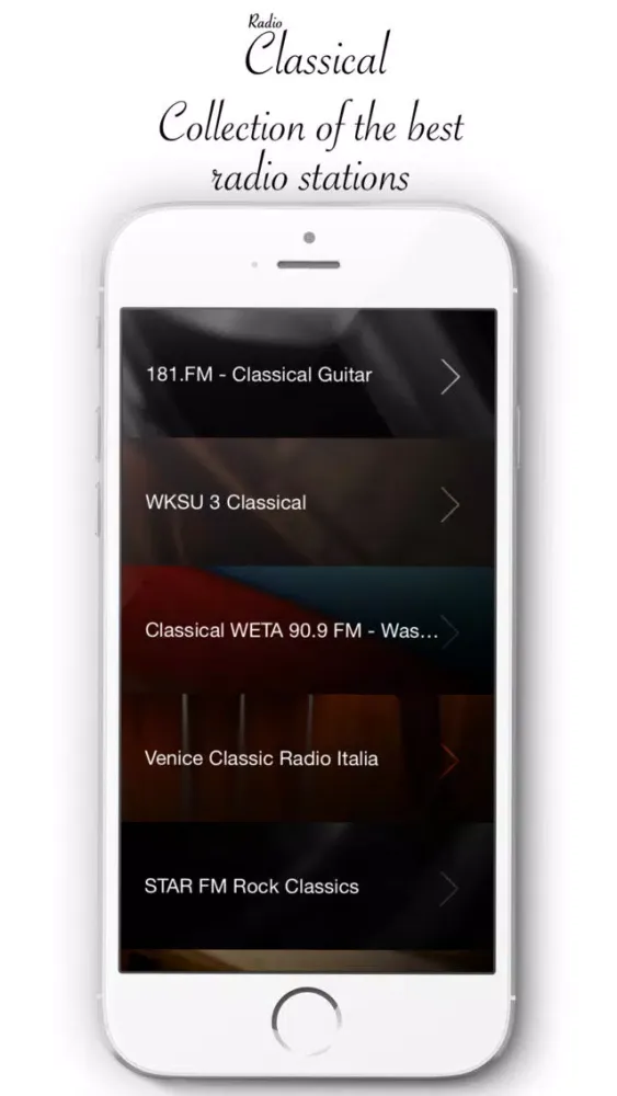 Zrzuty ekranu Radio Classical - the top internet radio stations 24/7