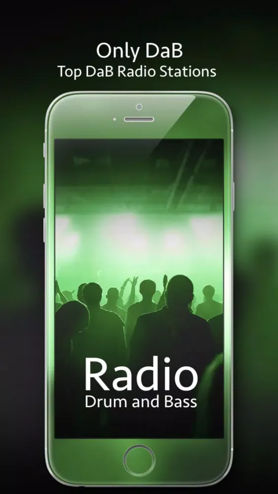 Tangkapan layar Radio Drum and Bass - the top music internet radio stations 24/7