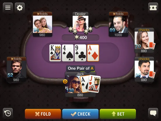 Capturas de tela do City Poker: Holdem, Omaha iPad 
