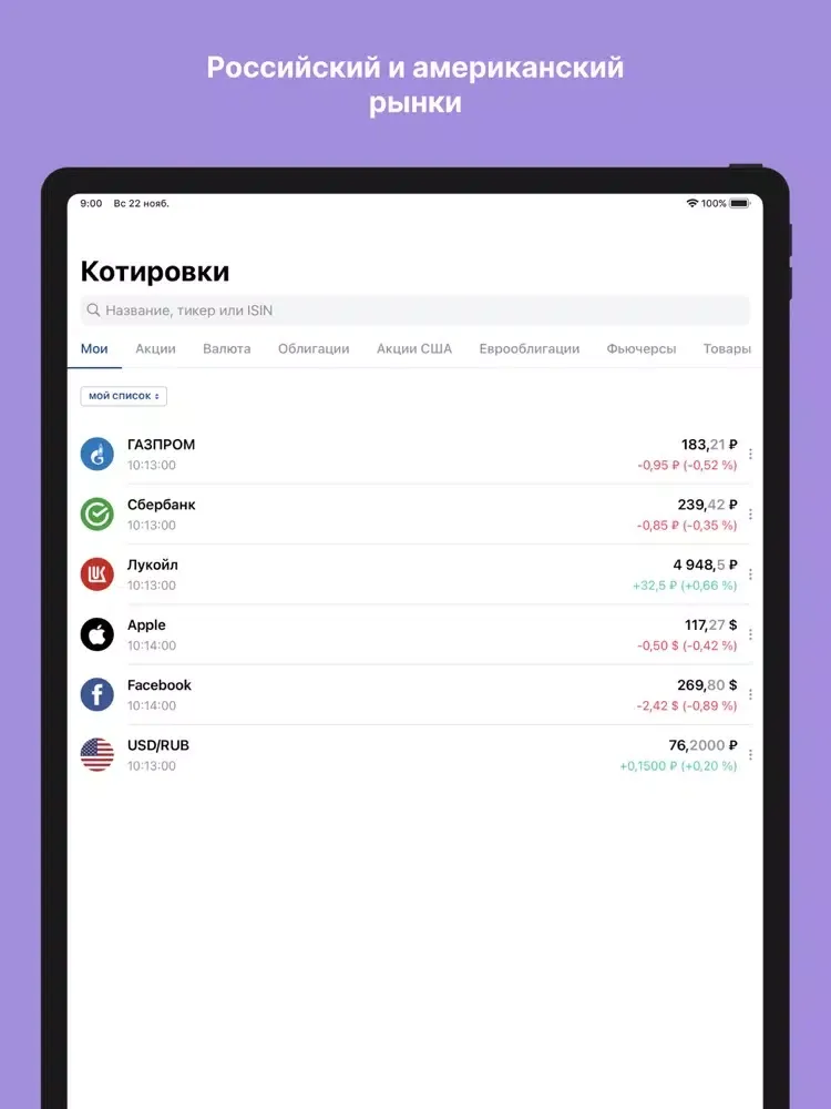 Датабанк Инвестиции iPad 应用截图