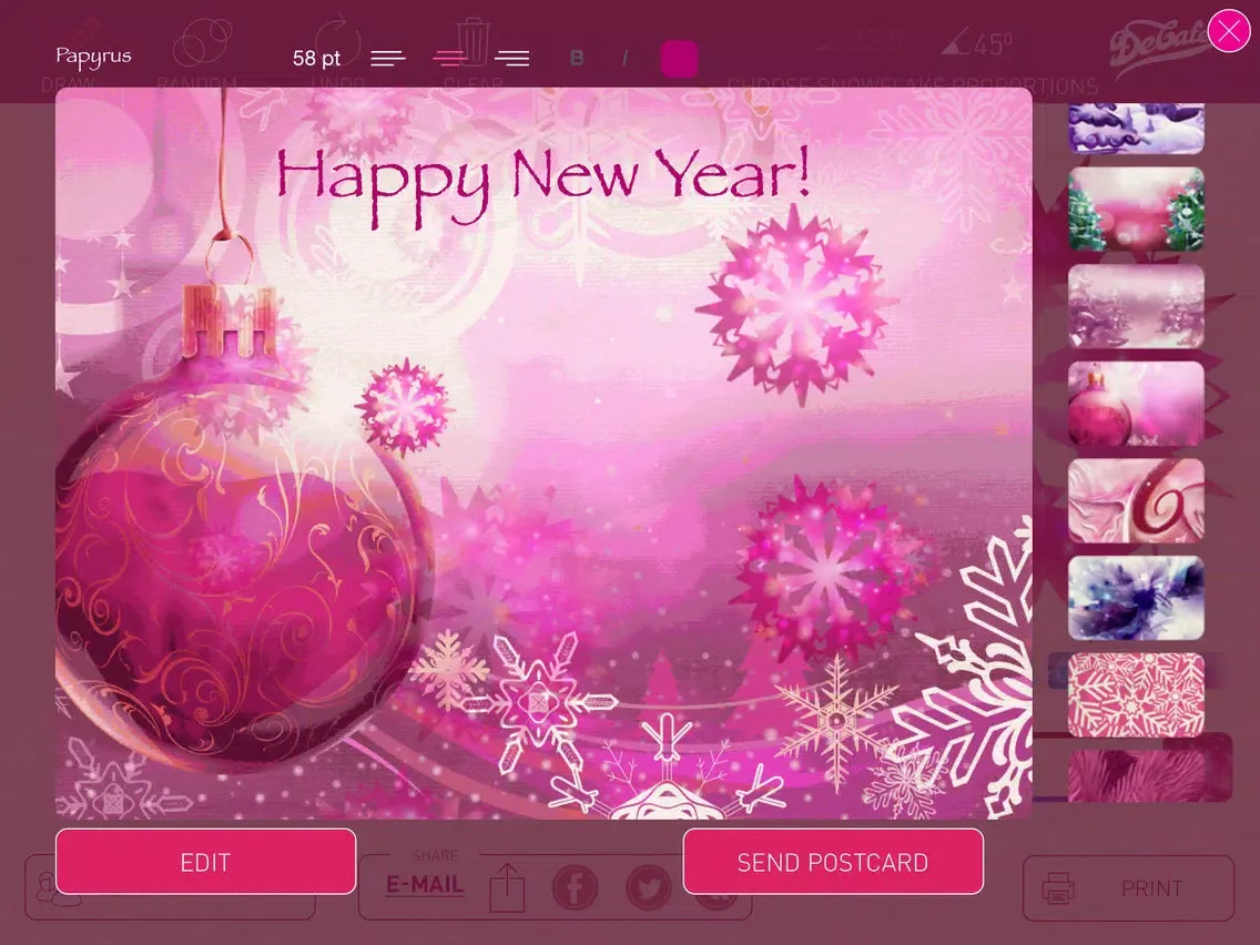 Скриншоты Cut the snowflake! iPad 