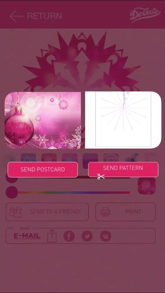 Скриншоты Cut the snowflake!