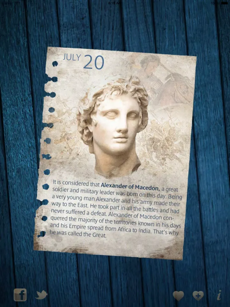 Capturas de pantalla de 365 grand actions of great men iPad 