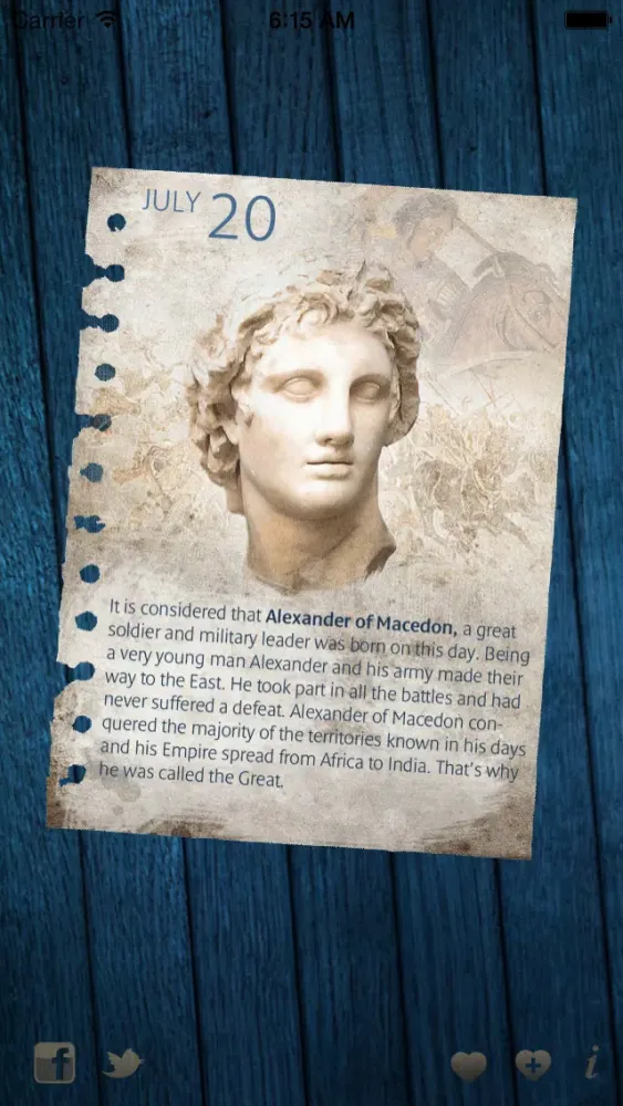 Capturas de pantalla de 365 grand actions of great men