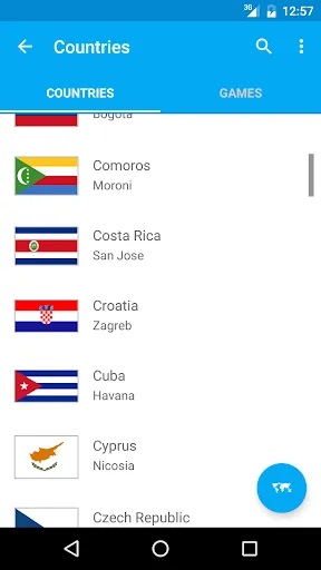 Capturas de pantalla de Countries of the World