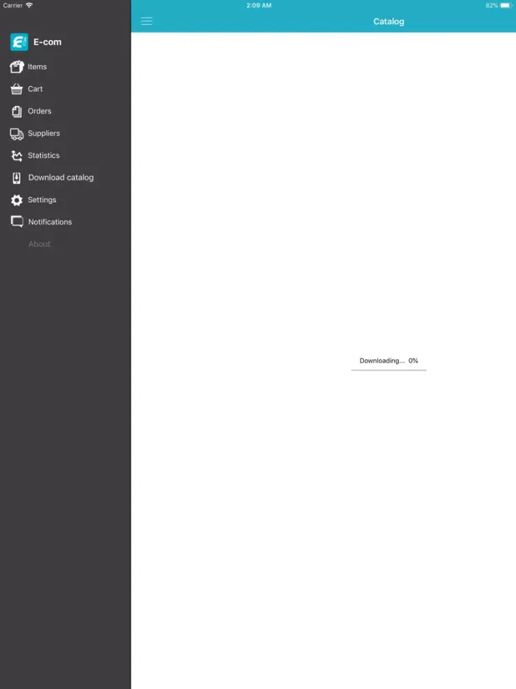 Ecom Клиент iPad  Screenshots