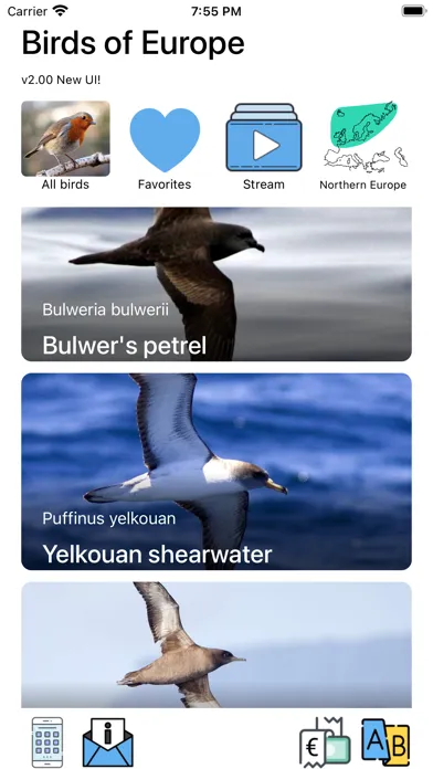 Capturas de pantalla de Birds of Europe - Field Guide