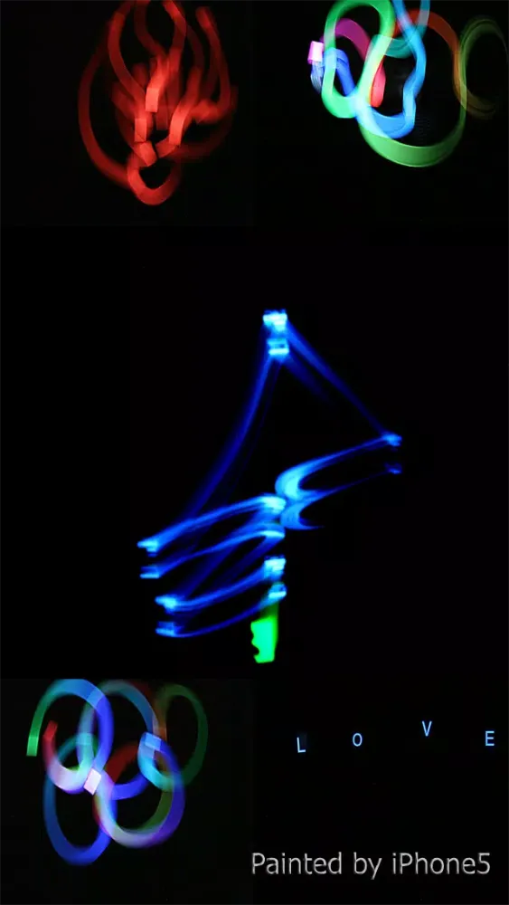 Скриншоты iFreezeLightFree: Draw the light!