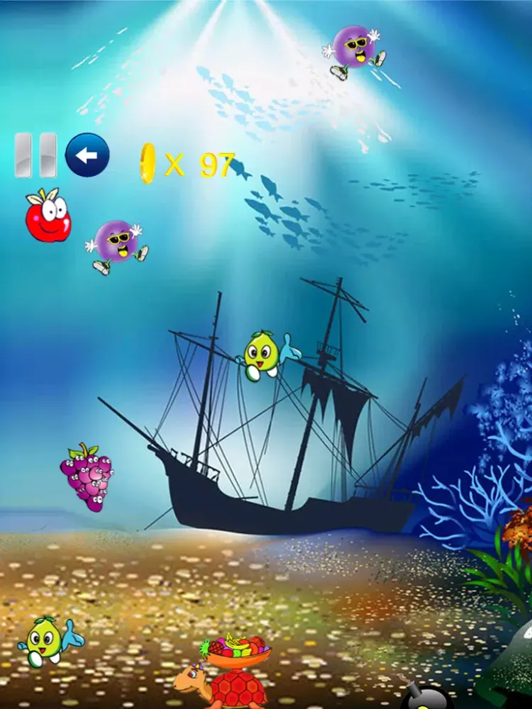 Captures d'écran de Fruits shooter game - simple logical game for all ages HD Free iPad 