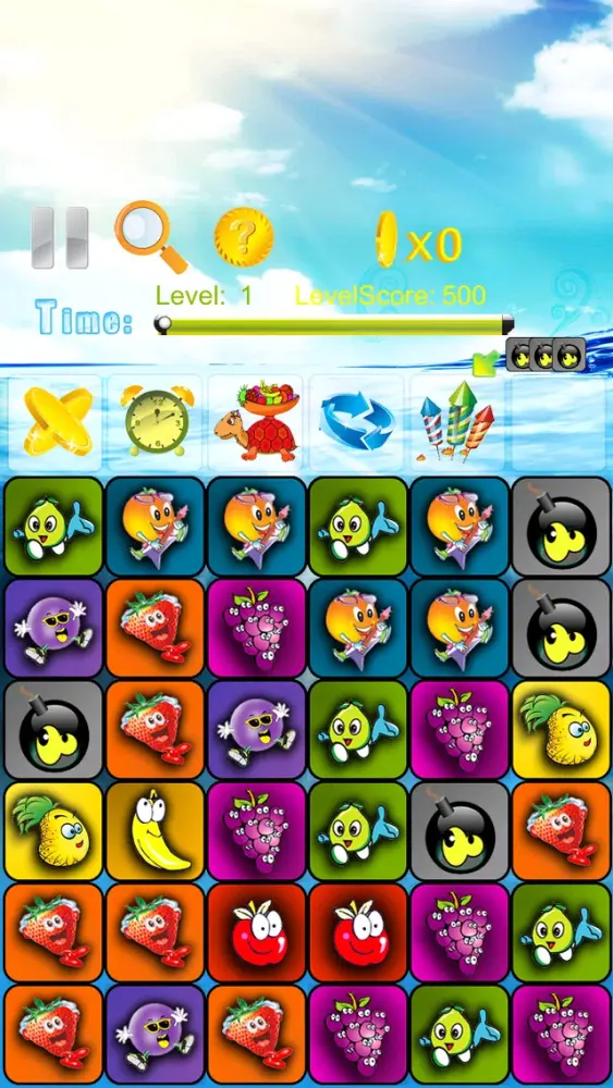 Captures d'écran de Fruits shooter game - simple logical game for all ages HD Free